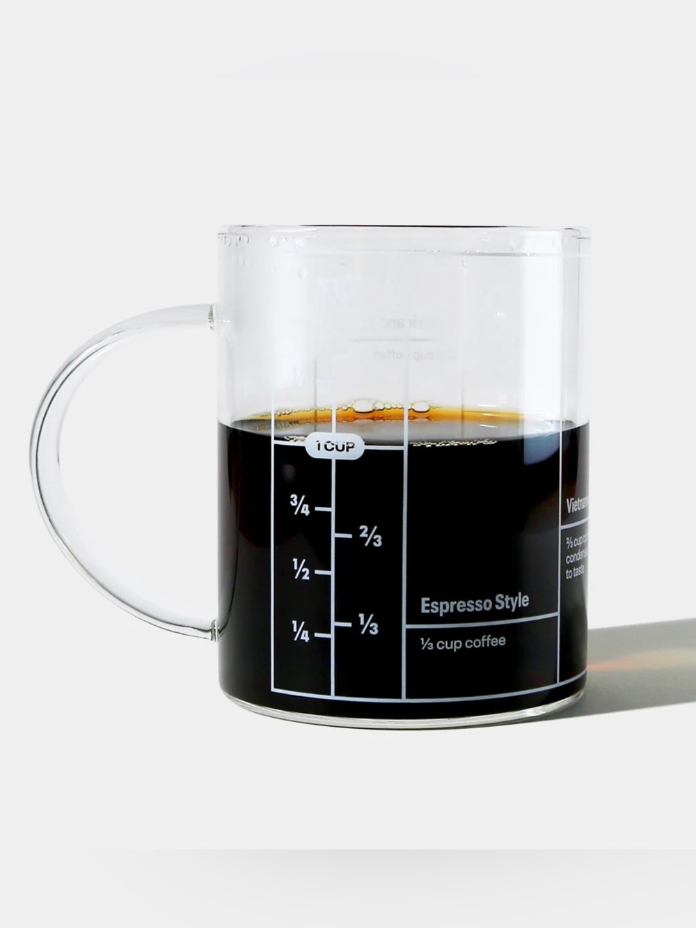 Copper Cow Coffee The Coffeeist Glass Coffee Cup - Picture 4 of 11